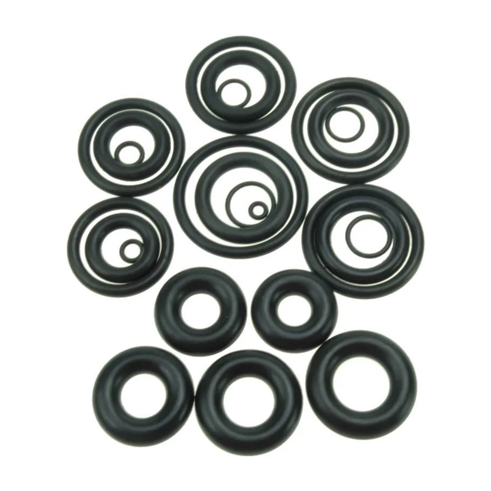 SSIMOO 50 piezas CS 4mm NBR junta tórica de goma junta tórica negra for automóvil junta de sellado de aceite OD 76-160mm kindly(OD98mm)