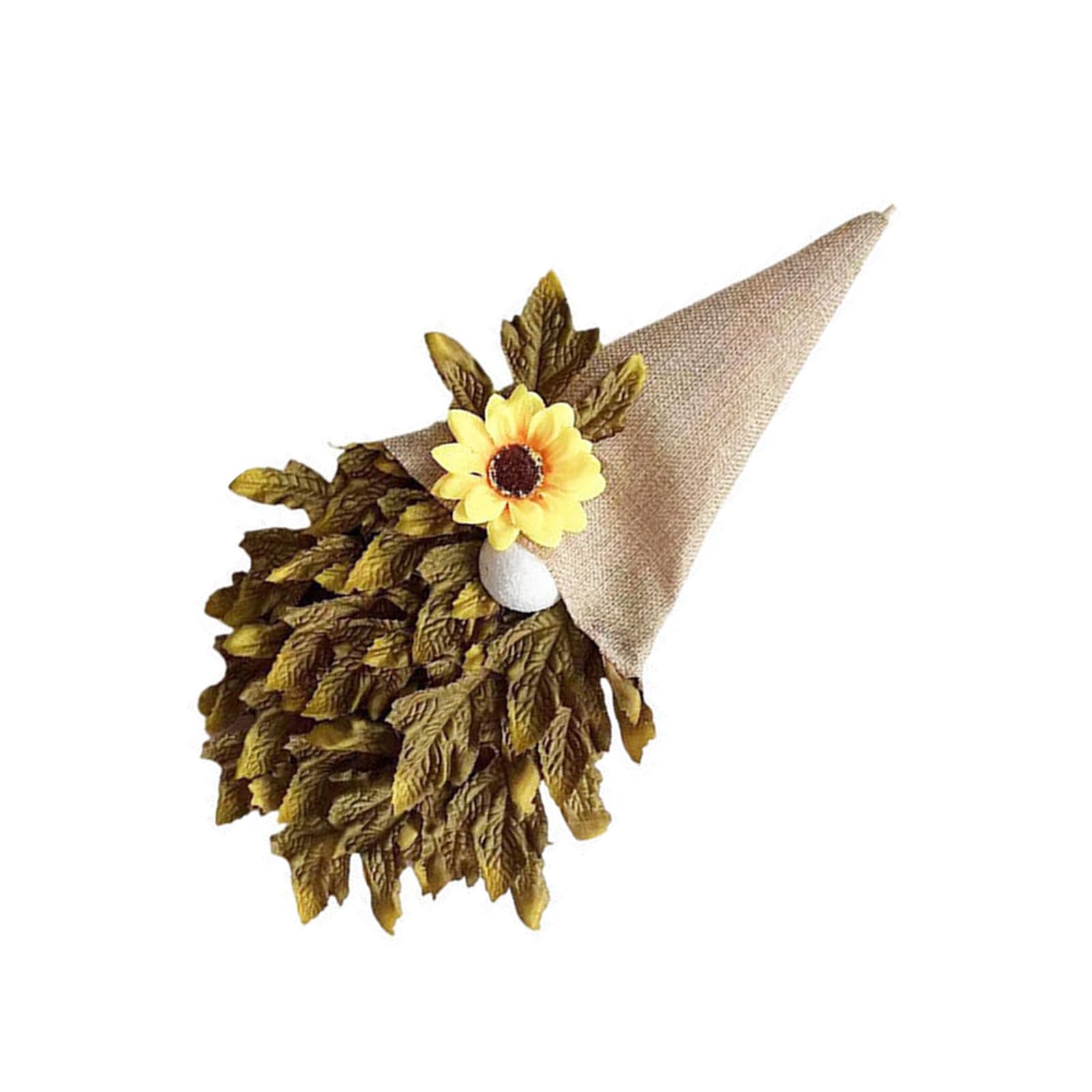 Kalttoy Seasonal Maple Leafs Gnomes Wreath Lighted Garlands for Thanksgiving Front Door Hanger Adornment Party Supplies Seasonal Home Decoration