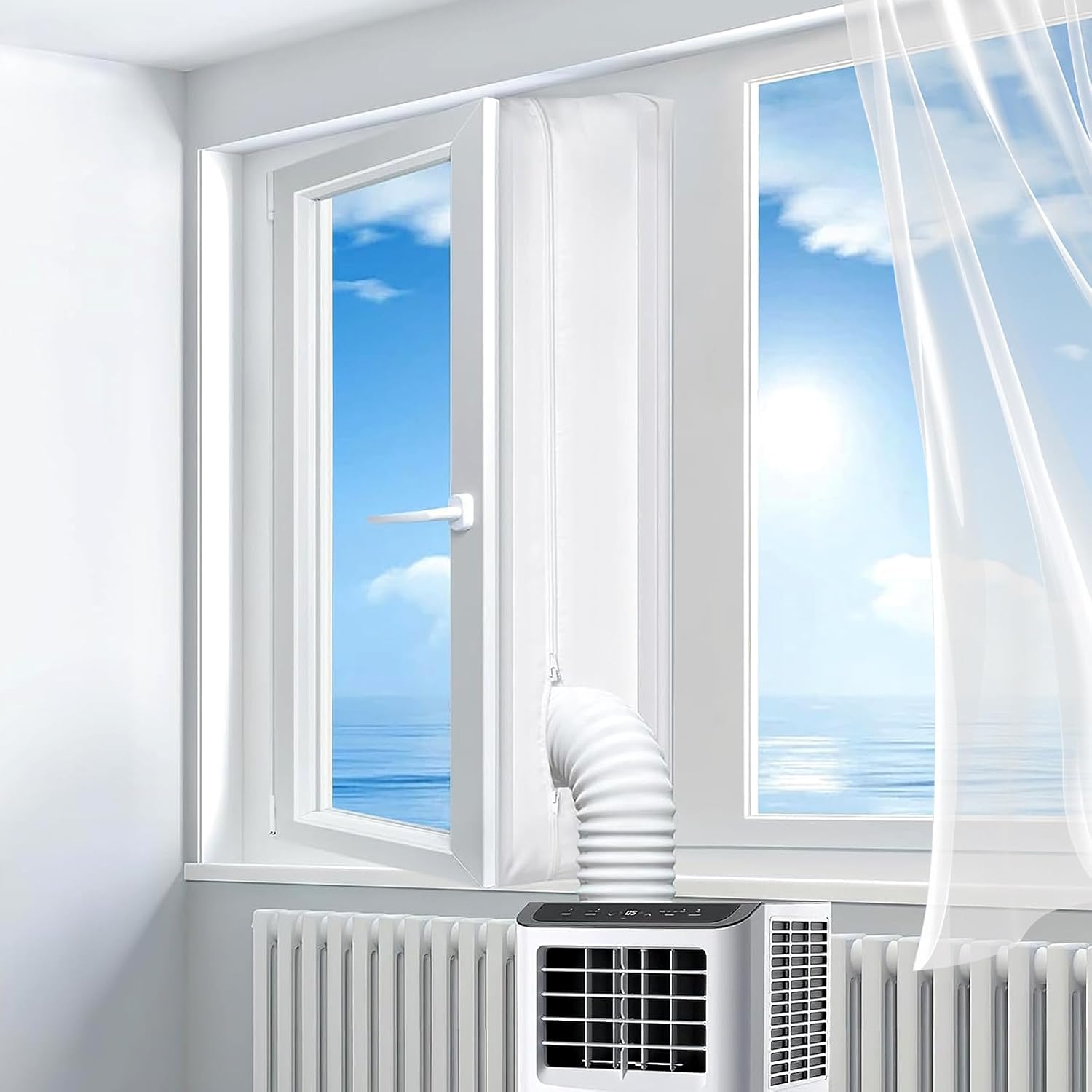 Fensterabdichtung für Mobile Klimageräte