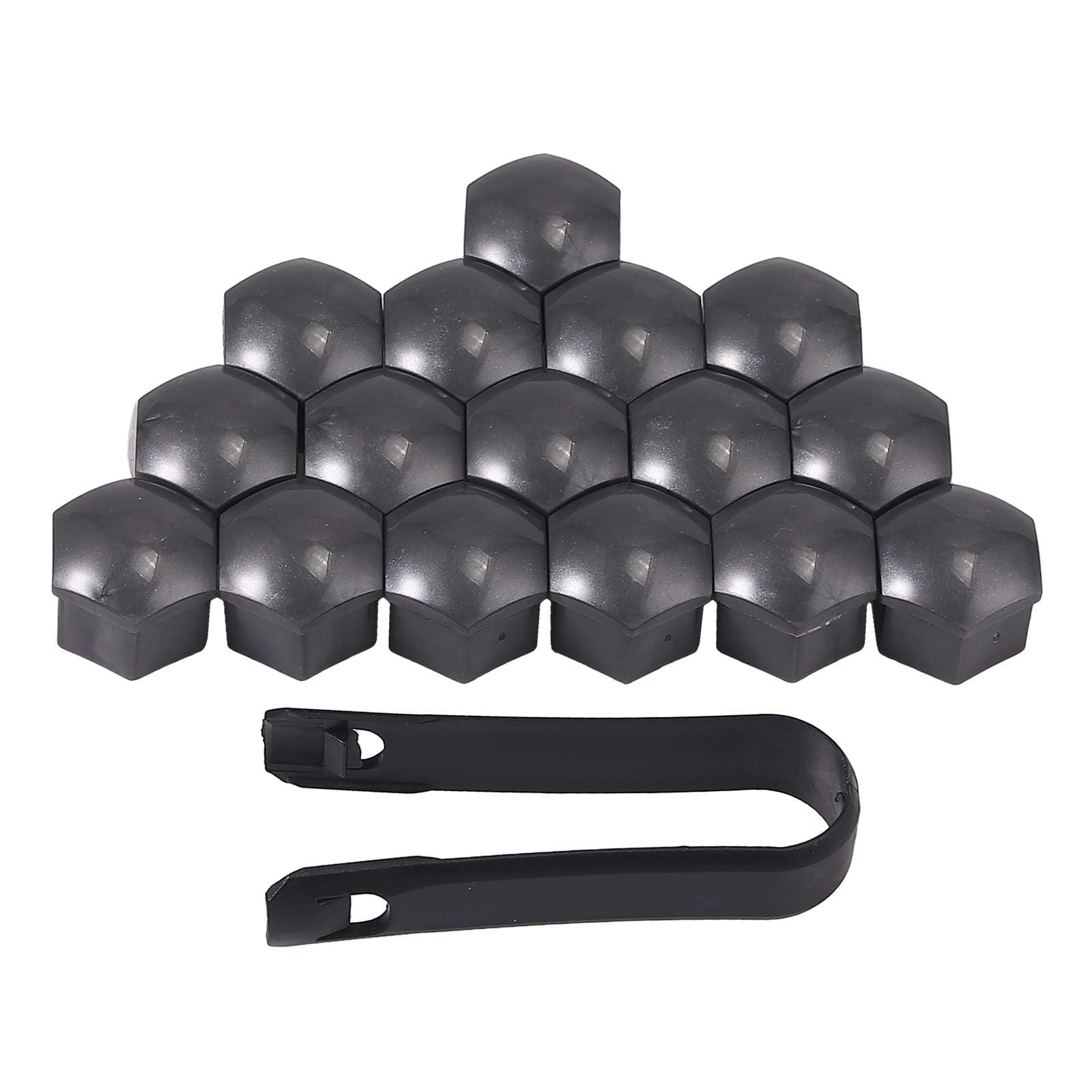 20 Pcs Wheel Bolt Caps for Renault Clio 4 (IV) X98 I 2012-2019, Lug Nut Covers Hexagonal Plastic Protective Bolt Toppers High Anti-Rust Durable,19mm