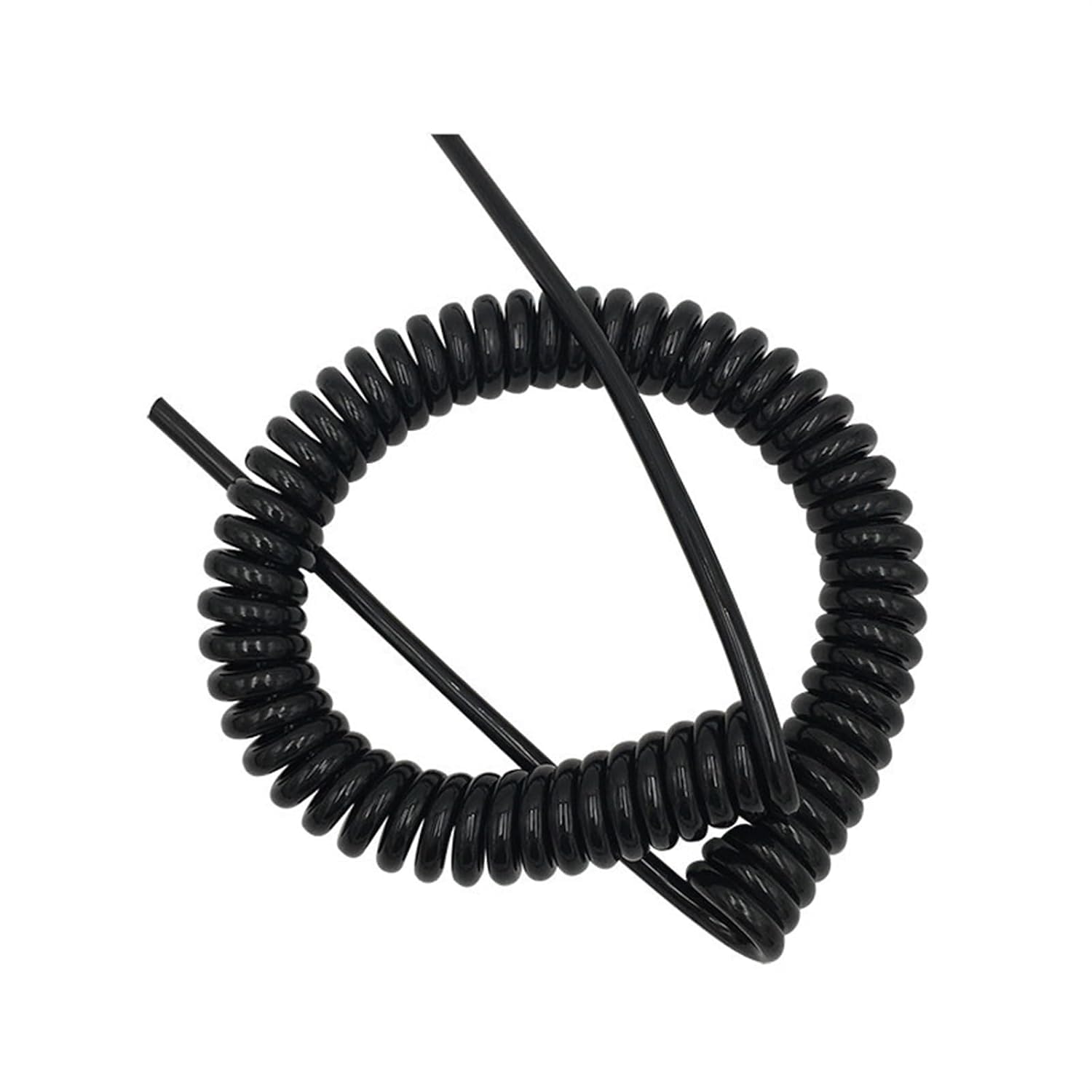BDAYEK Spring Spiral Cable Telescopic cable, 3 Core Spiral Cable 0.3mm 22AWG Control Line Wire Spring Power Cord Sheath Tensile Retractable Coil(Stretch 3 meter)