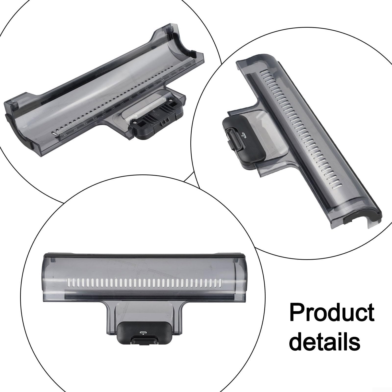 Hauptbürstenabdeckung als Ersatzteil für Tineco Floor S3 Staubsauger mit Anti-Wrap-Bodenschutzpad, einfache Montage Dank Schnalle, Polycarbonat