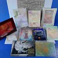 【美麗品】草場一壽♦龗♦観音力スペシャルver⭐カードデッキ➕額装⭐４大セット Amazon.co.jp: 限定デザインBox観音力カード、龍華 今心工房