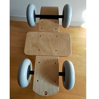 Amazon.co.jp: Sirchサーチ 木製 コンビカー 室内乗り物 三輪車