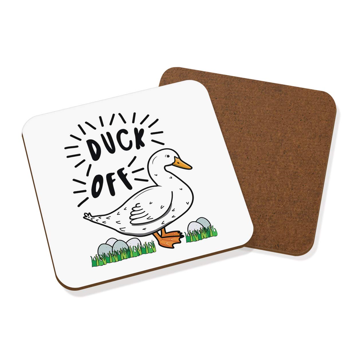 Duck Off Coaster Drinks Mat