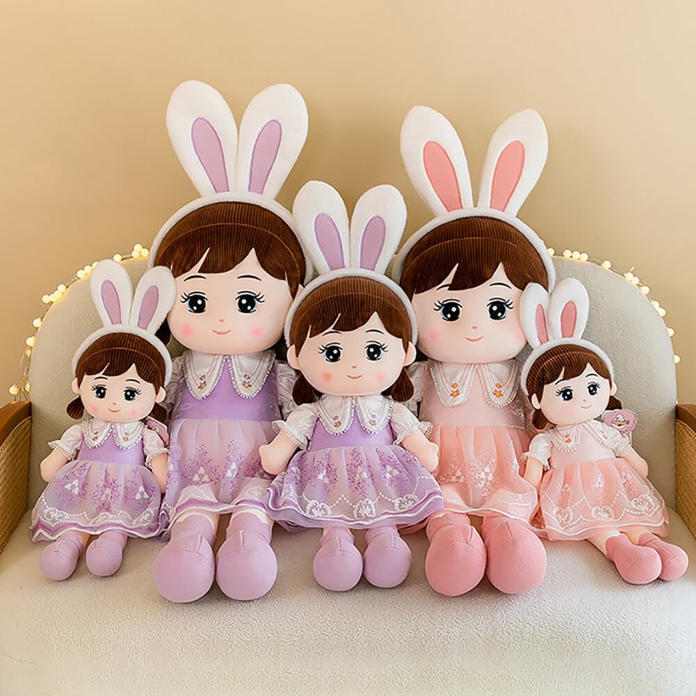 Poupée En Chiffon Fille URFEDA 75 Cm - Peluche Douce En Coton, Jouet Princesse - 12