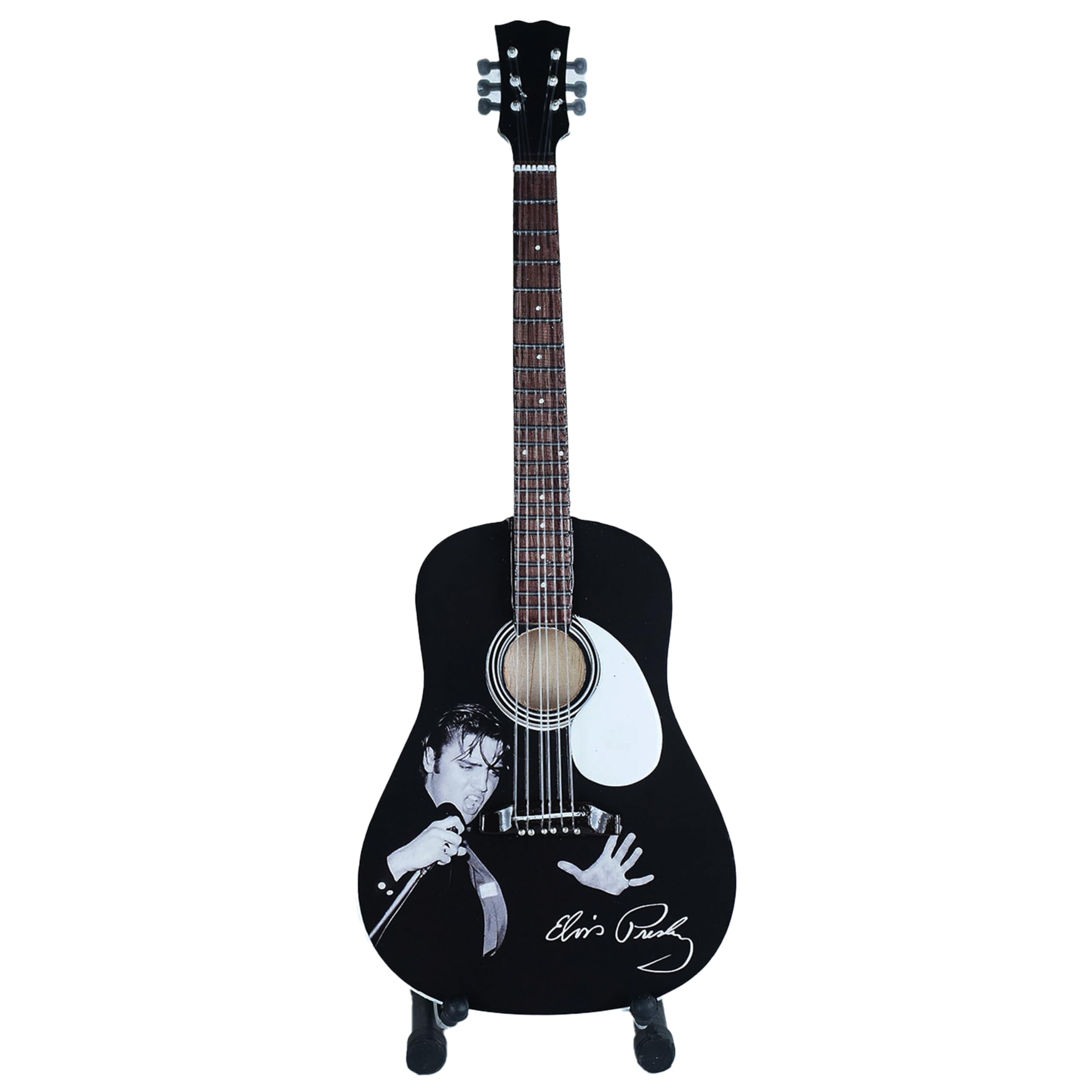 Elvis Presley Mini Guitar Replica - Black - Mid-South Products
