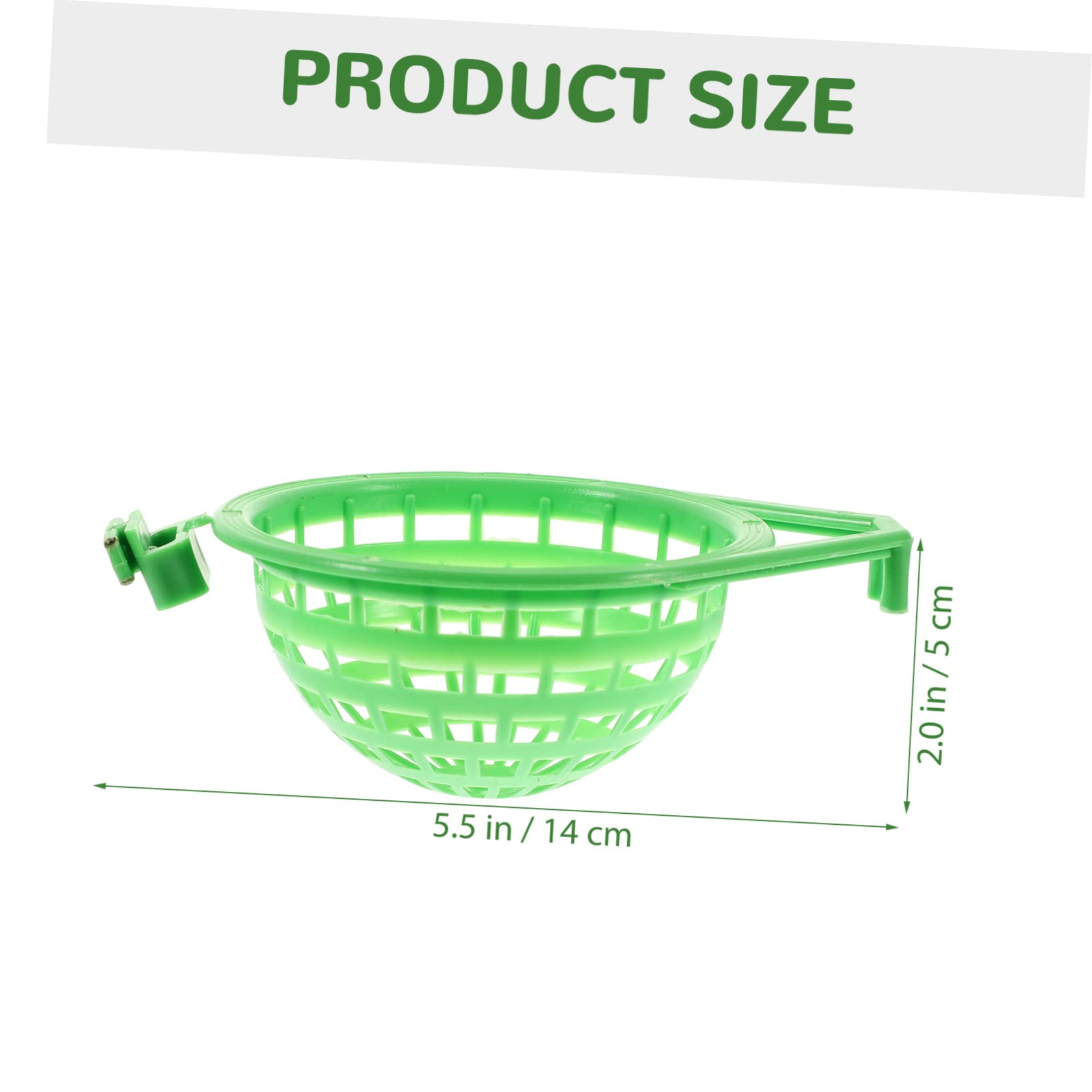 UPKOCH 2Pcs Green Bird Nest Basin for Birds Pigeon Nest Holder with Fine Workmanship for Homing Pigeons and Bird Breeding and Design