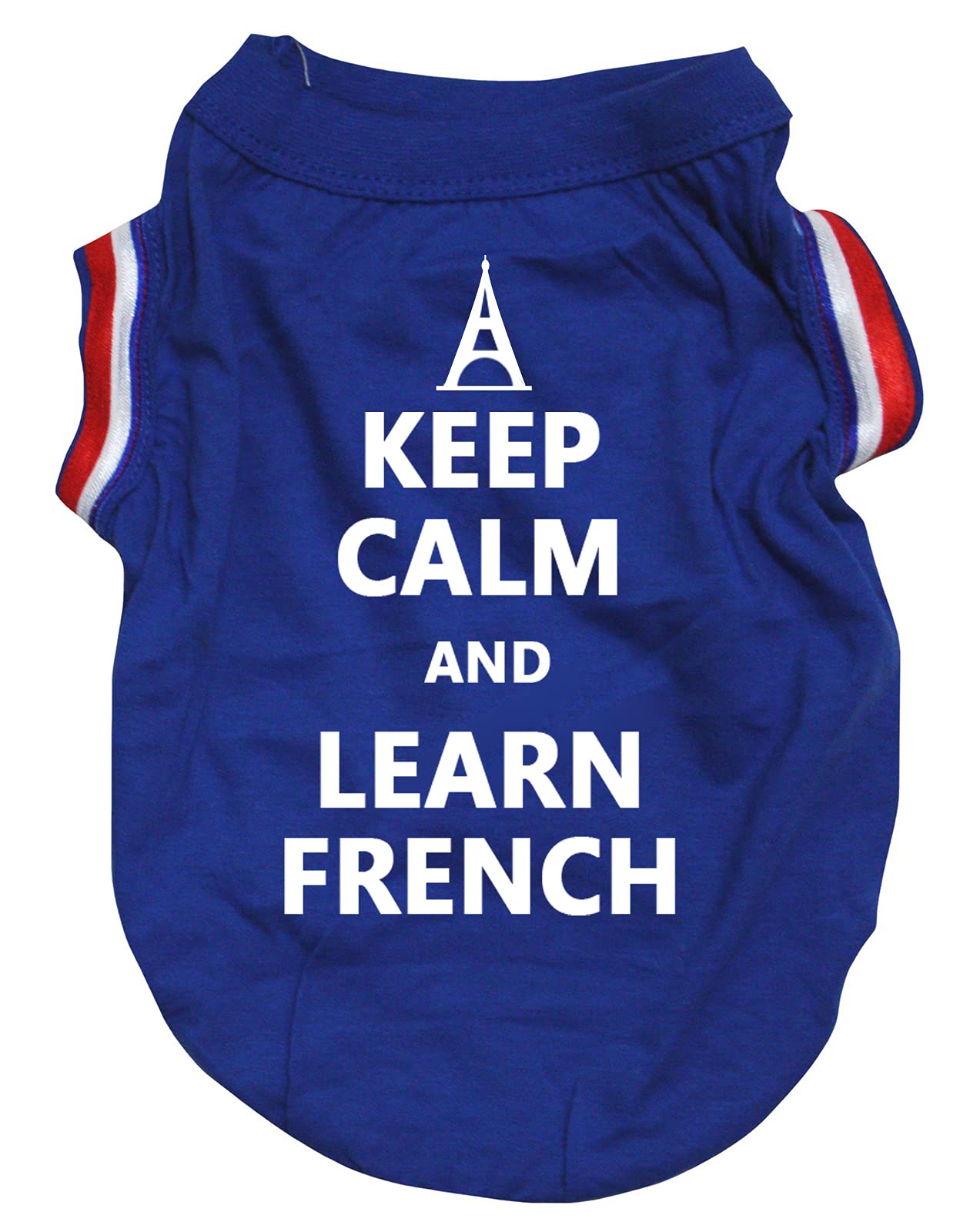 T-shirt pour chien bleu XS Keep Calm habit confortable