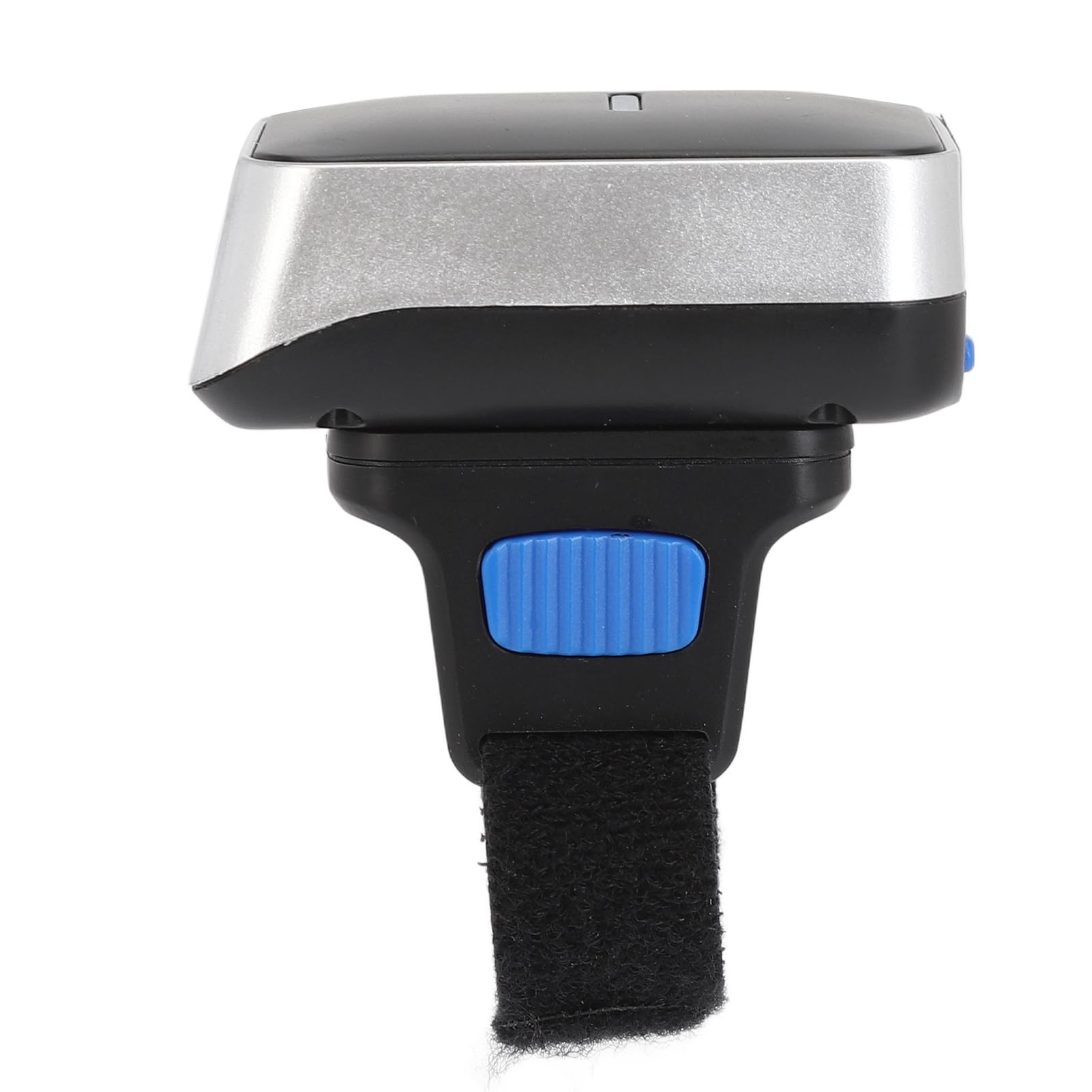 Gonetre Escáner de Código de Barras de Anillo, Lector de Código de Barras de Dedo Portátil Inalámbrico 1D 2D QR con Cabezal Giratorio 180, para Teléfono POS de Computadora