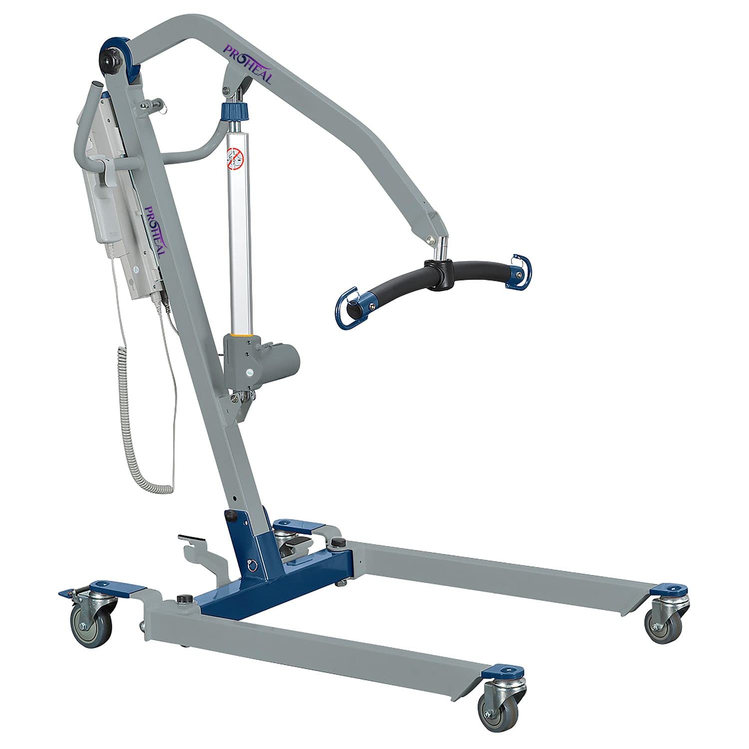  ProHeal Elevador portátil de pacientes – Elevador compacto  plegable de cuerpo completo para uso doméstico e instalaciones – Elevación  de cama y silla baja, capacidad de peso de 400 libras, barra 