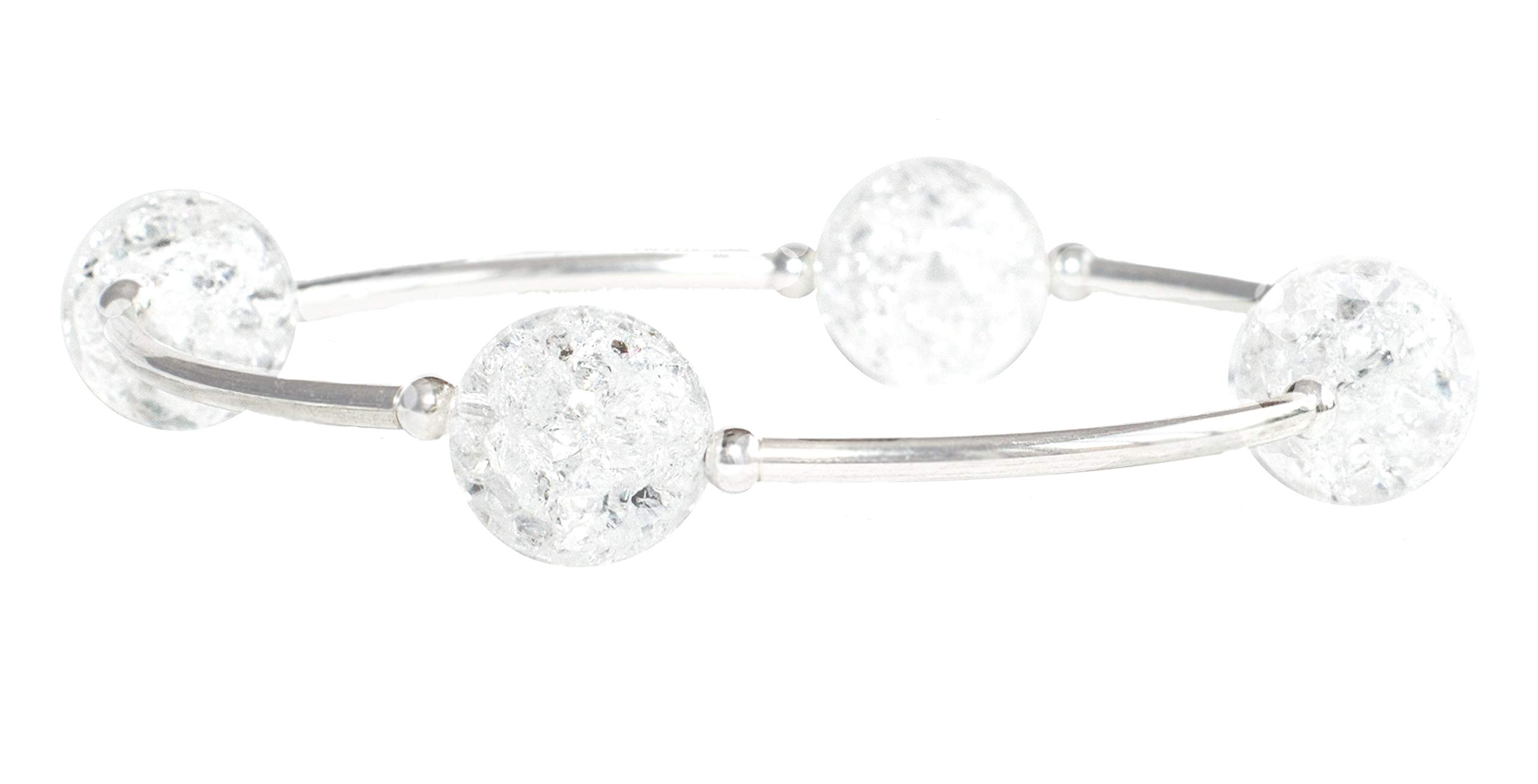 Made As IntendedSnowflake (Cracked Quartz) Blessing Bracelet