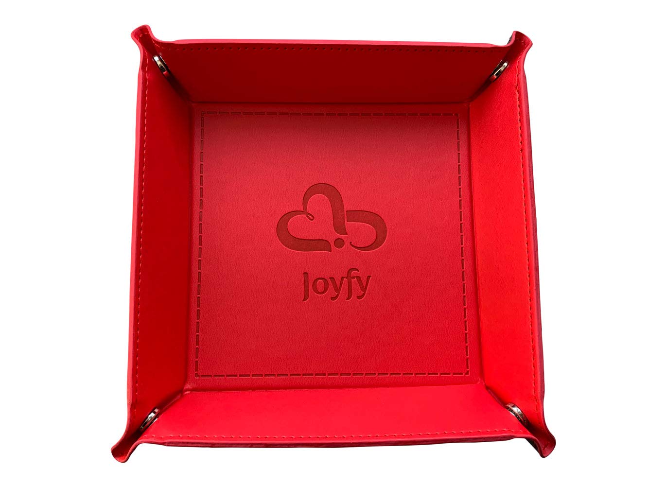 Foldable PU Leather Rolling Tray, Portable Tabletop RPG Accessory, Snap-Corner Valet Mat with Soft Lining, Noise-Dampening - Image 4