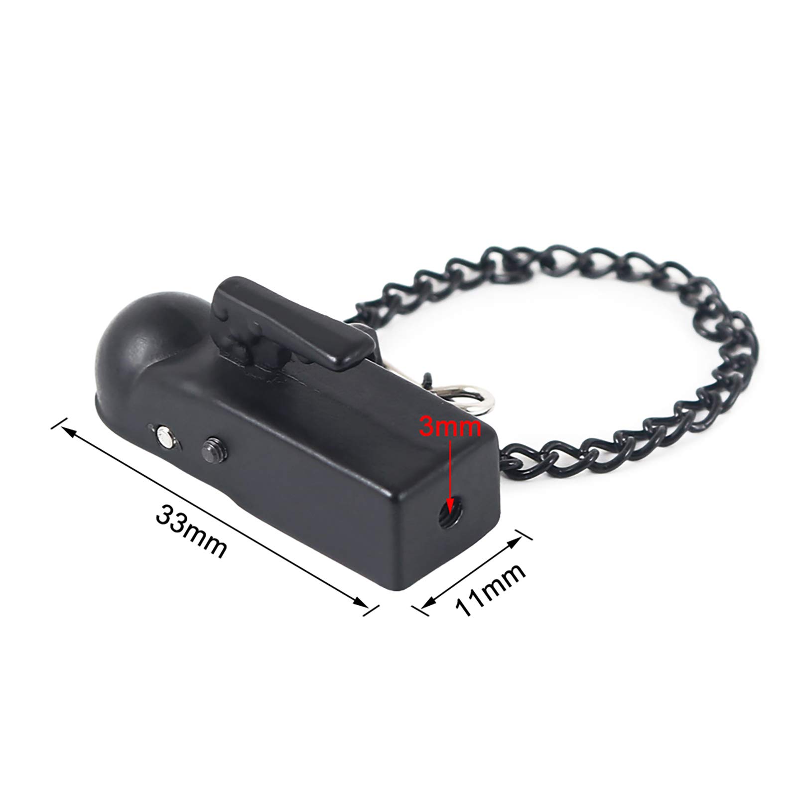 Kit De Cadena De Remolque RC Con Ganchos Metálicos Y Argollas – Para Coches De Escalada 1/10, Accesorios De Tracción