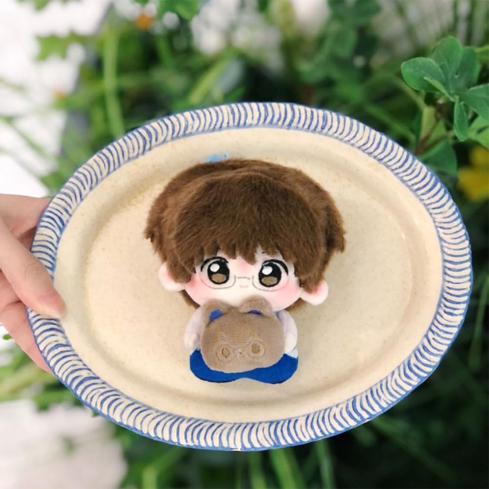 Zhongkaihua 3 x Plüsch-Sofakissen, Manga-Charakter, weiche gefüllte Figur, Anime-Baumwoll-Figur, 10 cm, Weihnachtsdekoration, Geschenke für Fans
