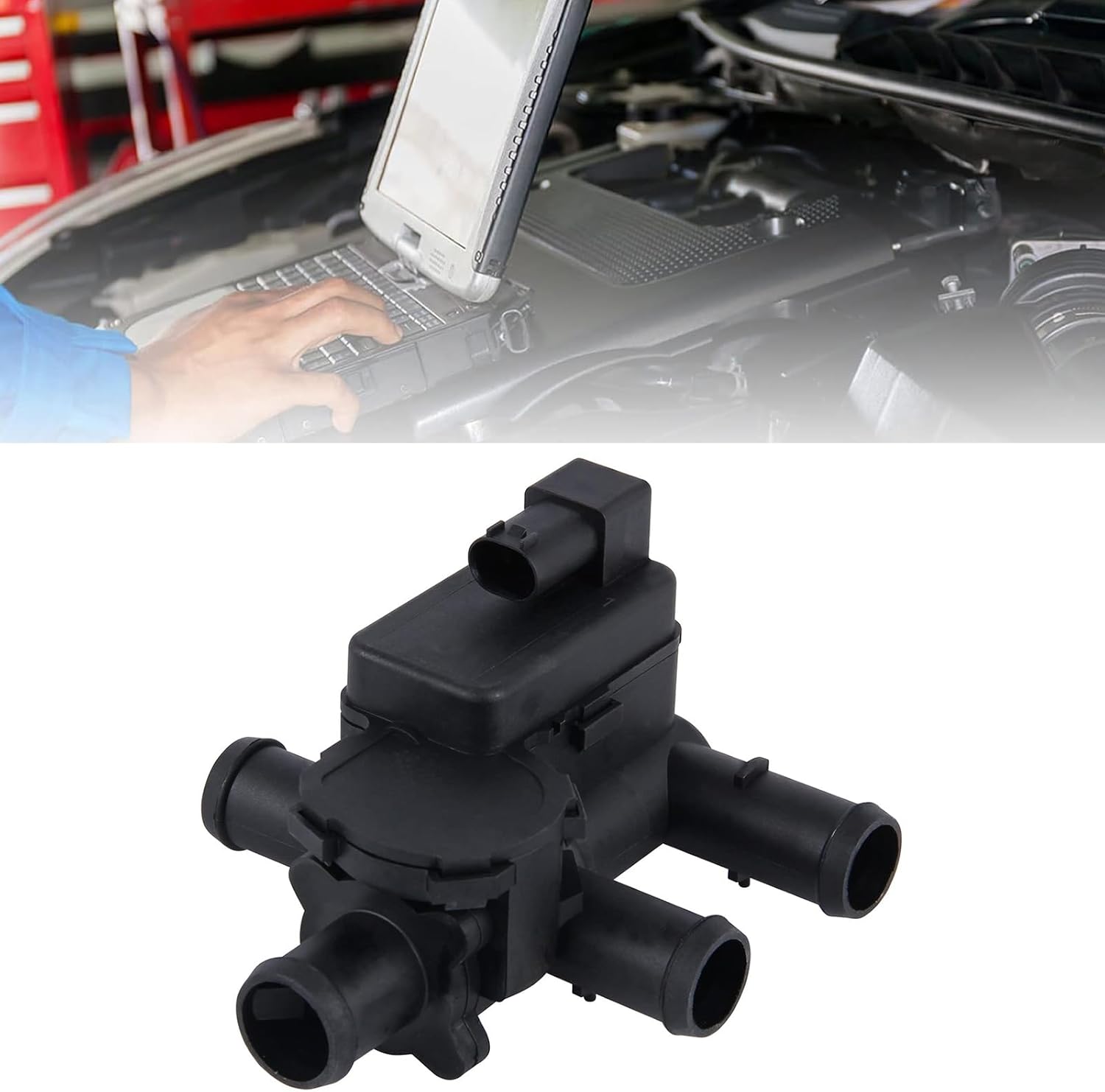 Car Coolant Heater Control Valves 2308300084 for Mercedes CL Grade W216 2007‑2014 CL550 4Matic Coupe 2009‑2010