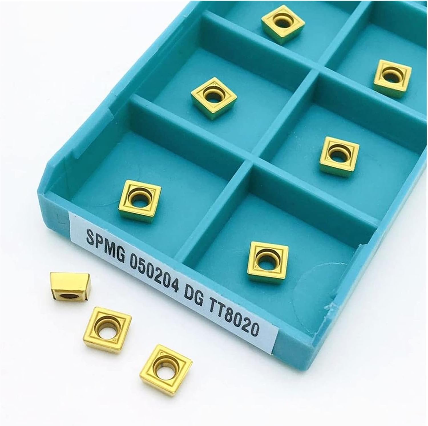 Carbide Milling Cutter 10 Pieces Of SPMG050204 DG TT8020 TT9030 Carbide Inserts For Metal U-drill SPMG 050204 Machine Tool Parts Turning Insert Cutter