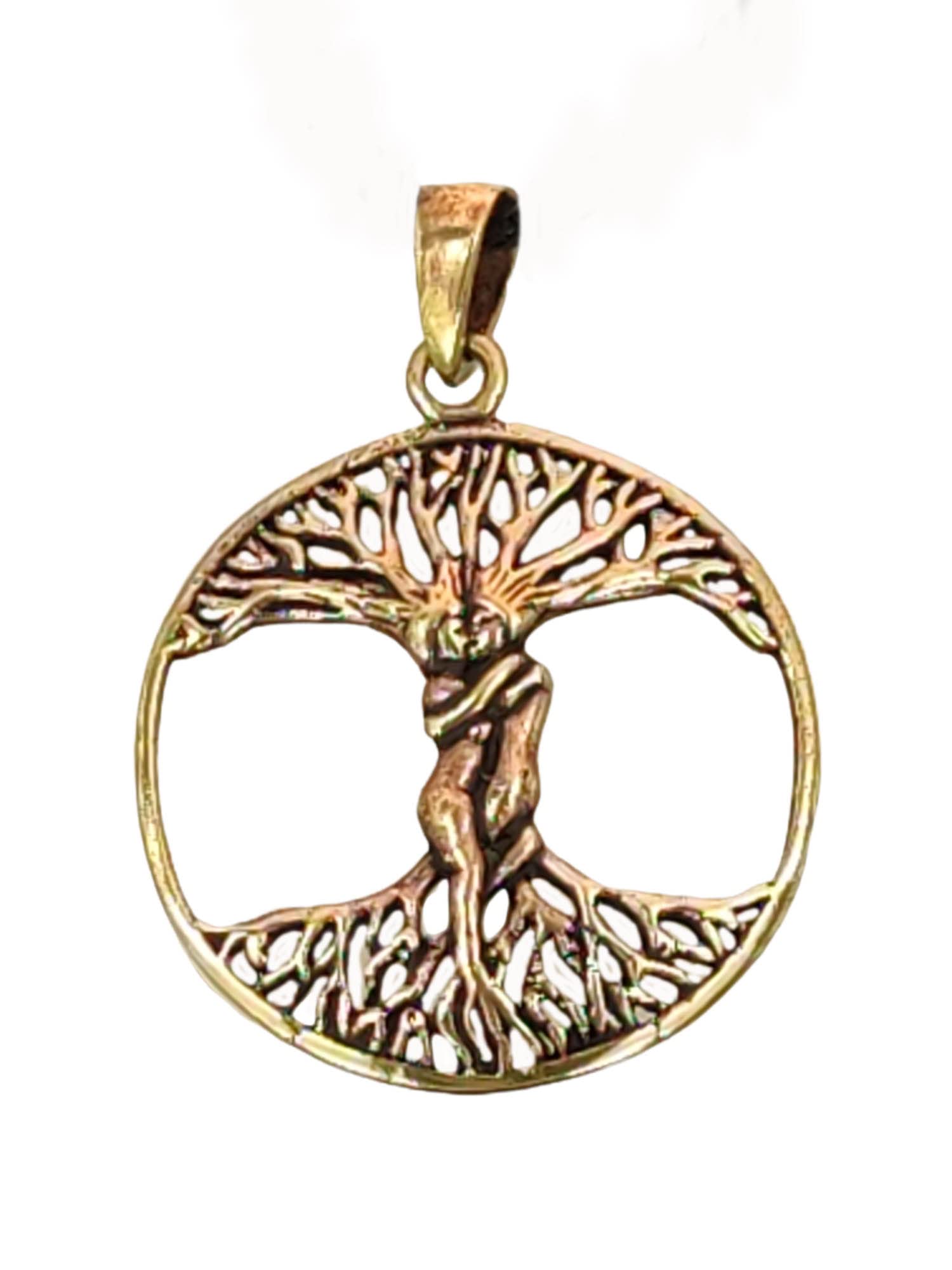 Kiss of Leather Pendentif arbre de vie en bronze, br. 176, Bronze