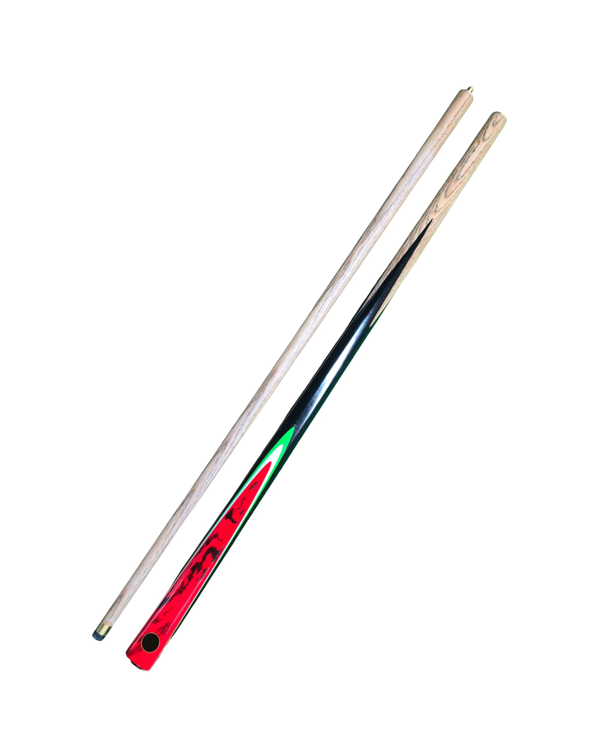 JBB Billiards Pool Cue Stick, 2-Piece Half Joint Design, 12 mm Tip, Wooden Cue for Pool and Billiards Play-image-1