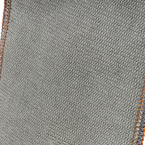 Image of Redecker Copper Microfiber Cloth - Dual Cleaning Cloth with Copper Threads for Non-Scratch Cleaning, Glass, Stainless Steel & Kitchen Surfaces - Reusable Cloth, Made in Netherlands