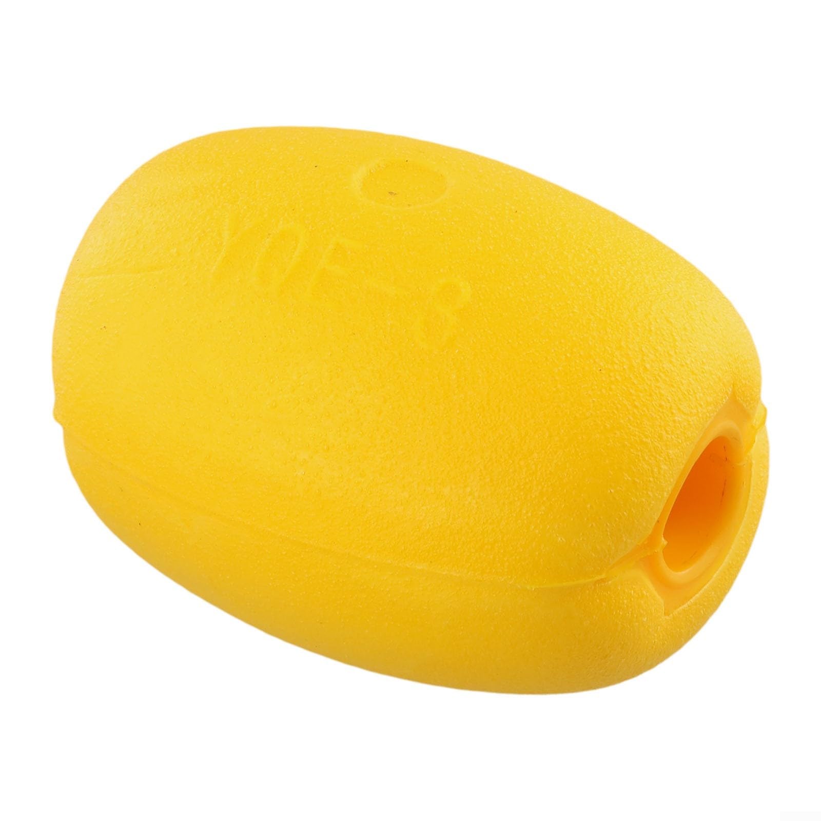 EVA Fishing Net Float Buoys Pool Line Marker Buoy Anti-Collision Hard Foam Floats with Elastic Rope for Commercial Fishing Nets Swimming Pool Lane Marking Equipment Yellow 5 Pack(73 * 105 * 20mm)