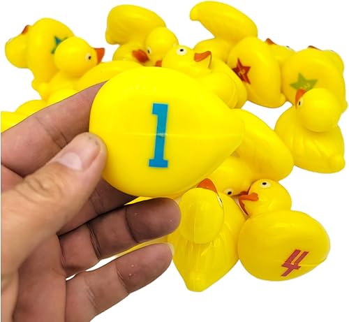 Miniatura 6 de Piscina inflable de estanque de patos (3 x 6 pulgadas) Funky Color inflable para niños que se puede utilizar como patitos de juego ponderados