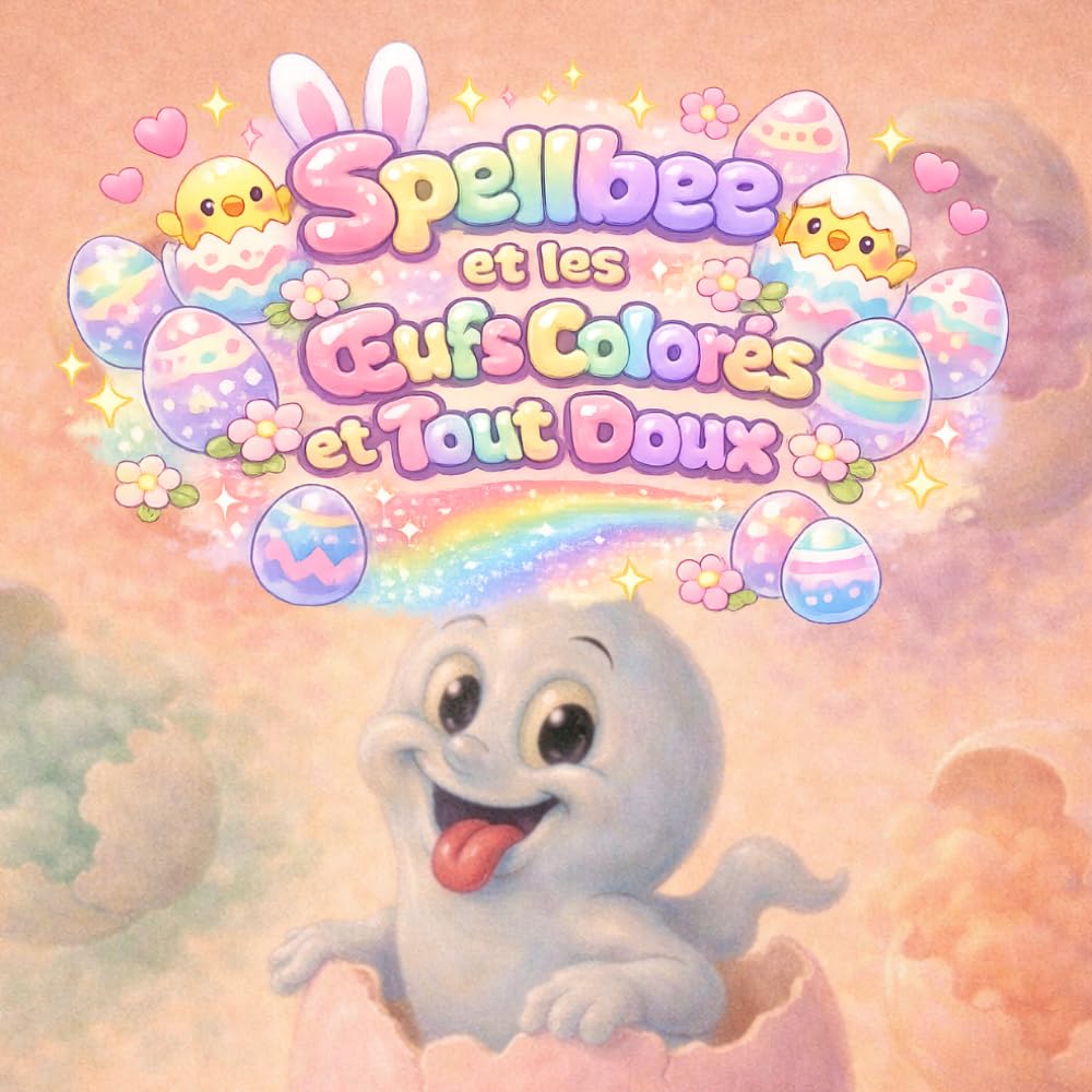 Spellbee et les Œufs Colorés et Tout Doux: Un Livre Illustré de Pâques Doux et Coloré (Spellbee (édition française))