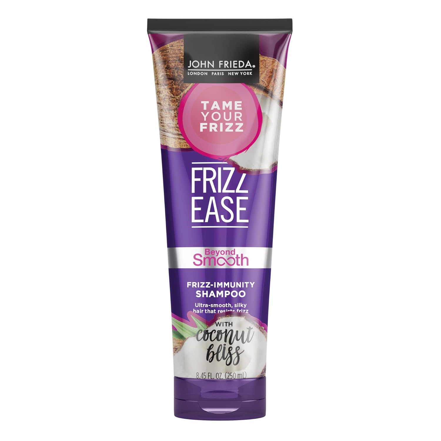 John Frieda Frizz-Immunity Shampoo with Pure Coconut Oil – Prevents Frizz and Anti-Humidity, 8.45 Ounces John Frieda Frizz-Immunity Shampoo with Pure Coconut Oil – Prevents Frizz and Anti-Humidity, 8.45 Ounces