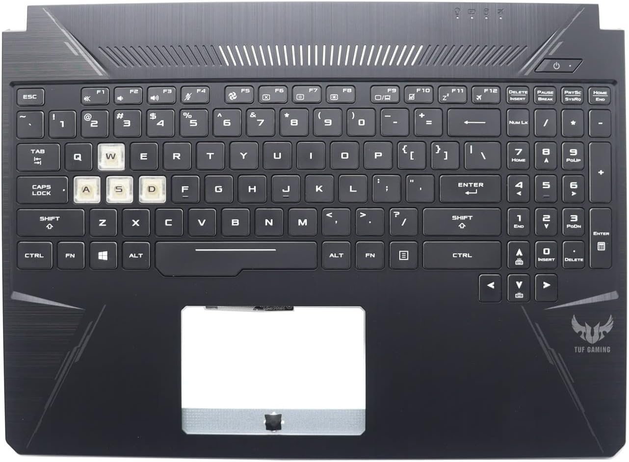 New Palmrest for ASUS TUF Gaming FX505 FX505D FX86 FX86G Upper Case with Backlit Keyboard 13N1-5JA0901 13NR00S1AP0211 13N1-5JA0801