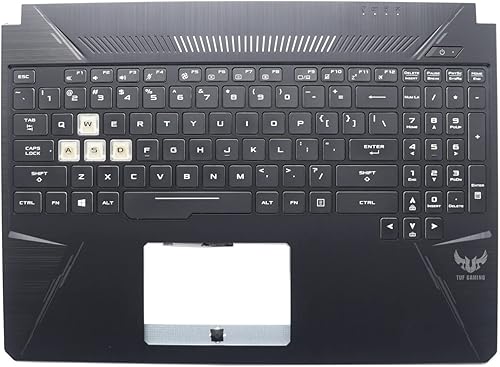Nuevo Reposamanos para ASUS TUF Gaming FX505 FX505D FX86 FX86G Carcasa superior con teclado retroiluminado 13N1-5JA0901 13NR00S1AP0211 13N1-5JA0801