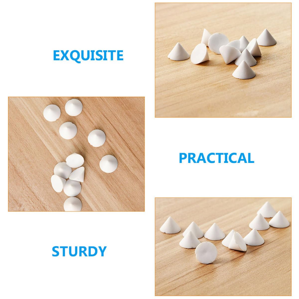 50pcs Ceramic Refractory Kiln Stilts Support Nails High-temperature Resistant Pottery Firing Accessories for Clay Kiln Crafting