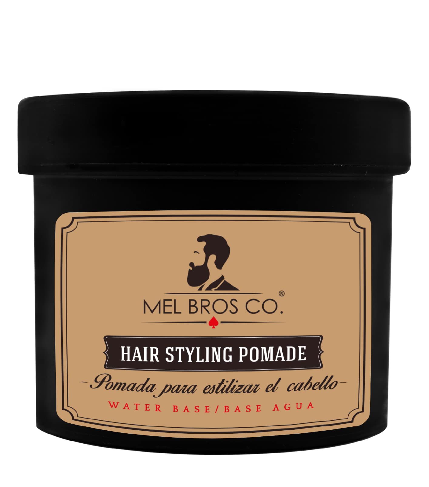 Mel Bros Co.Hair Styling Pomade - Hair Styling Ointment - Water Base. (4 oz / 118 ml, Extra Fixation)