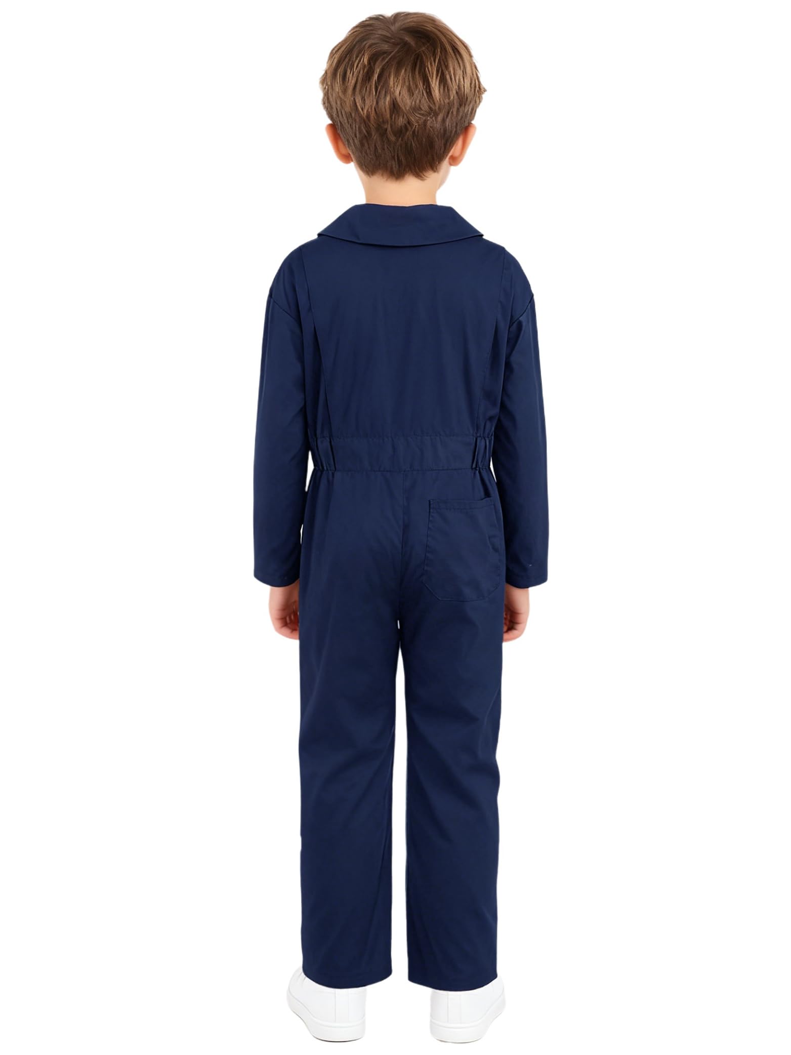 Unisex Niño Trabajo Mono Manga Larga Uniforme Ropa de Trabajo para 5-16 Años
