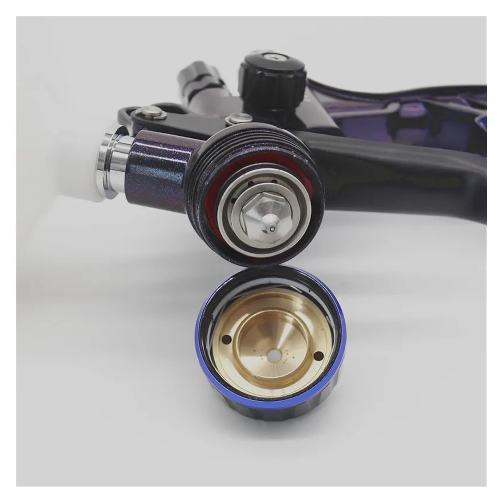 1.3MM Pistolet Natryskowy Z Dyszą Pistolety Na Sprężone Powietrze Do Lakieru Samochodowego Malowania Natryskowego Airbrush Ze Zbiornikiem Mieszającym Wysoka Precyzja Atomizacji(One tank-01)