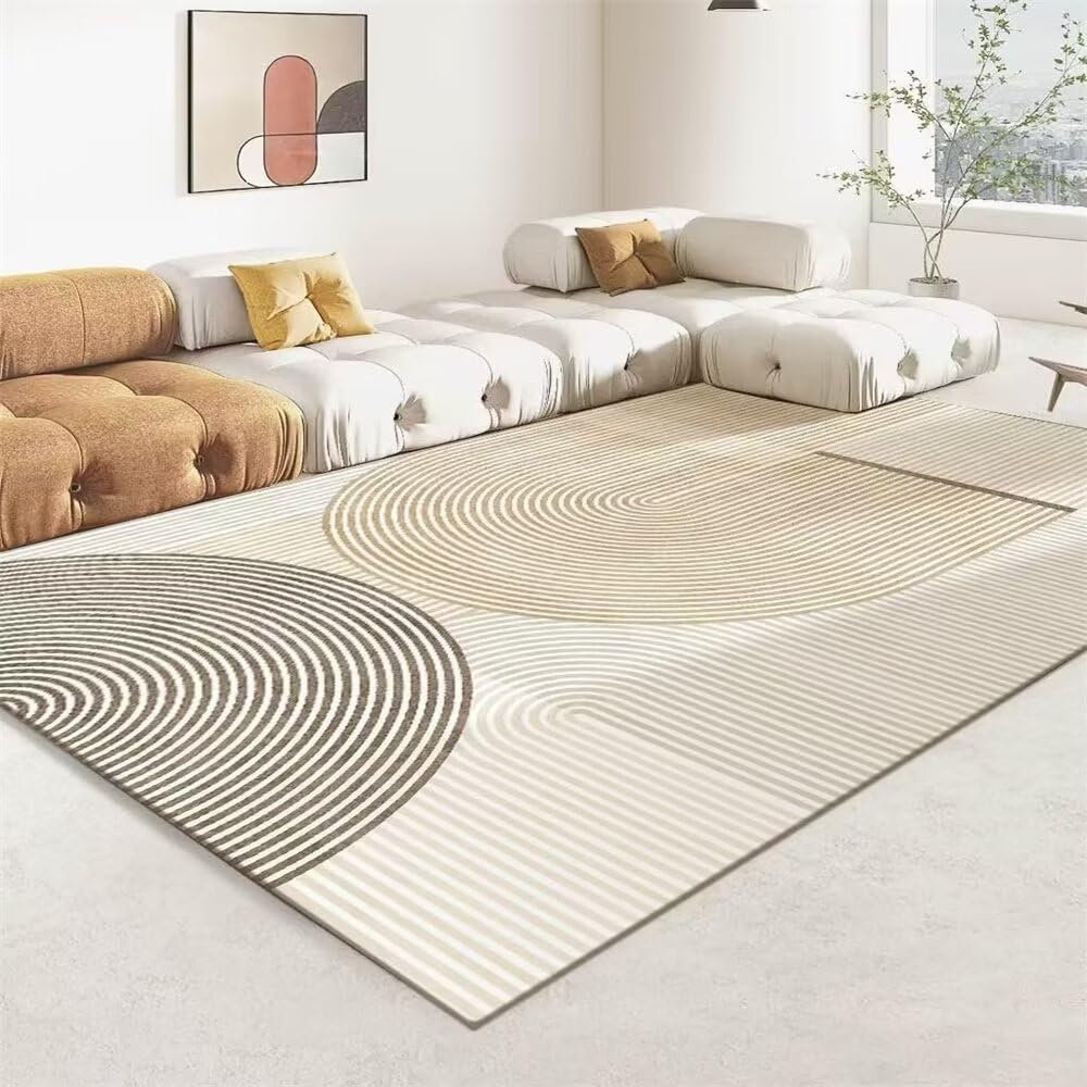 Tapis antibactérien à rayures grises 120x160cm doux pour couloir