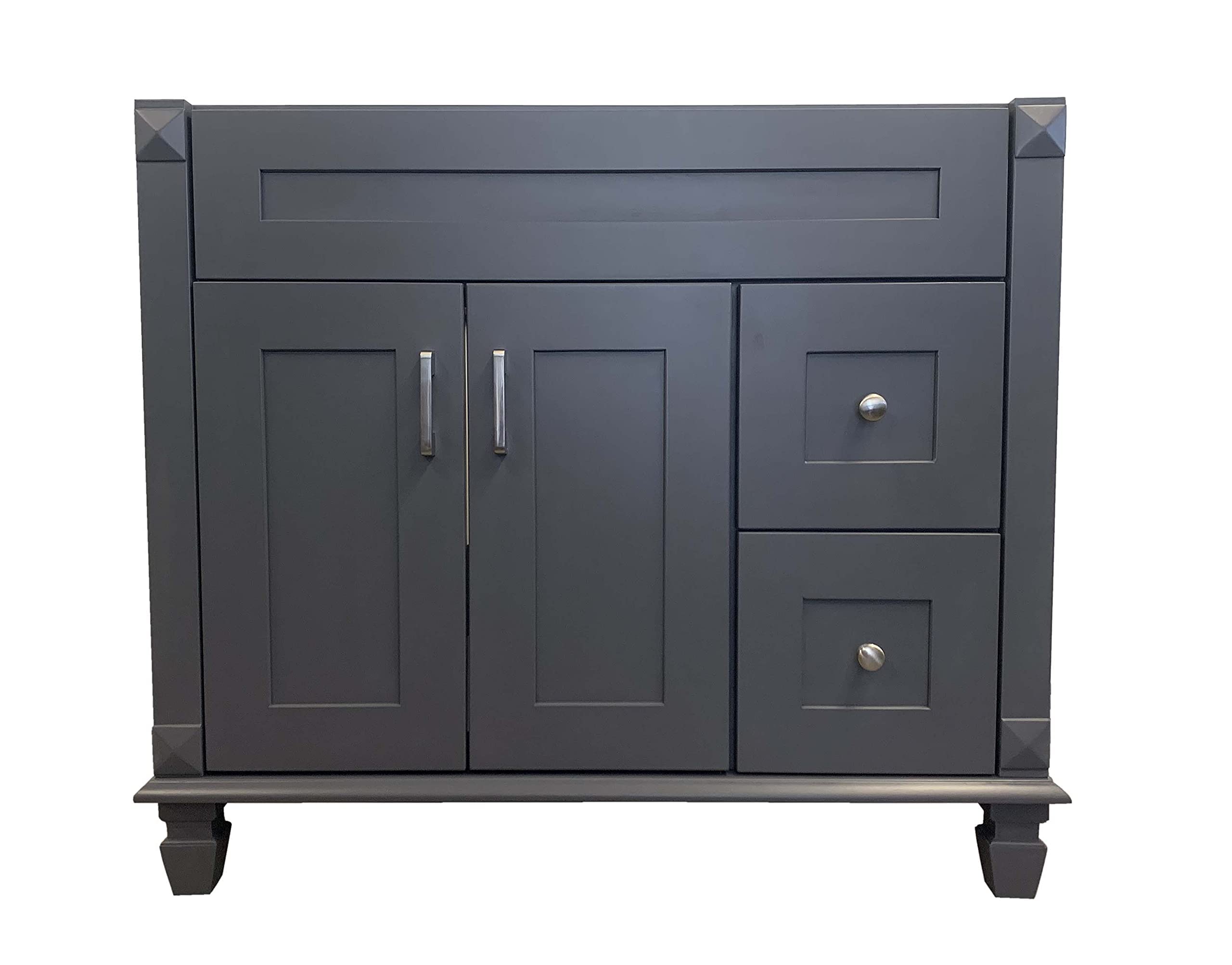 Buy NITURRA 36inch Wide x 21inch Deep New Grey Shaker SingleSink