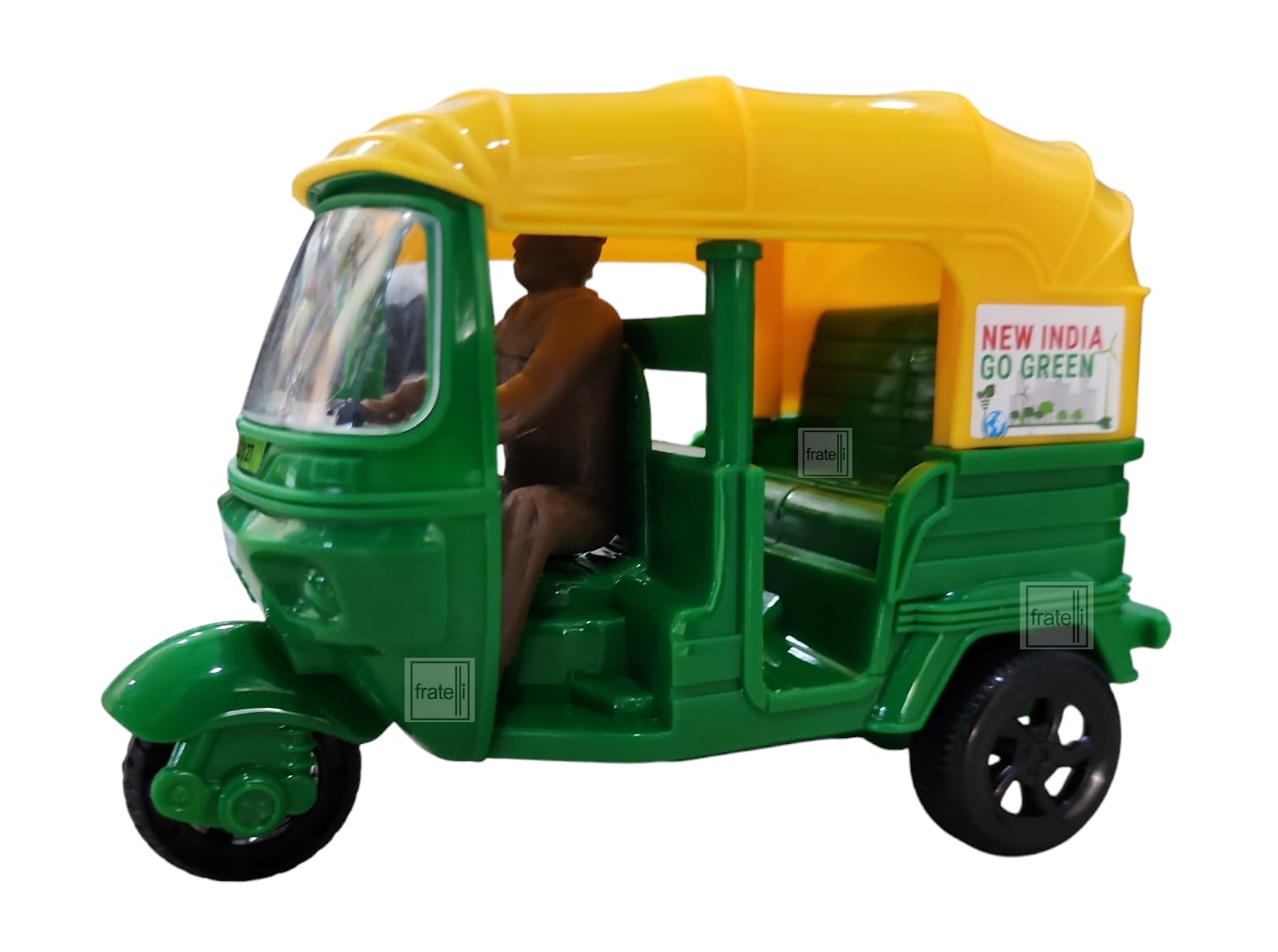 TOY STATION Friction Toy Big Size Toy for Kids with Pull and Push Function (Green Color AUTO 15 CMS)-image-38