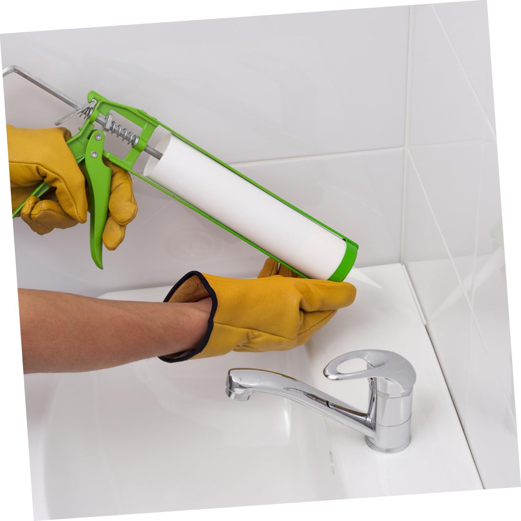 EXCEART 5 Set Colla Testa Colla Punta Di Precisione Mastice Saver Cappellini Punte Per Calafataggio Mastice Strumento Tubo Copre Tappo Per Calafataggio Ugello Per 100 pezzi * 5