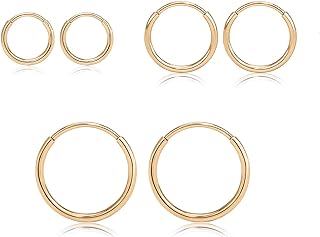 limerencia G23 Titanium Slim Huggie Hoop Earrings, Hypoallergenic