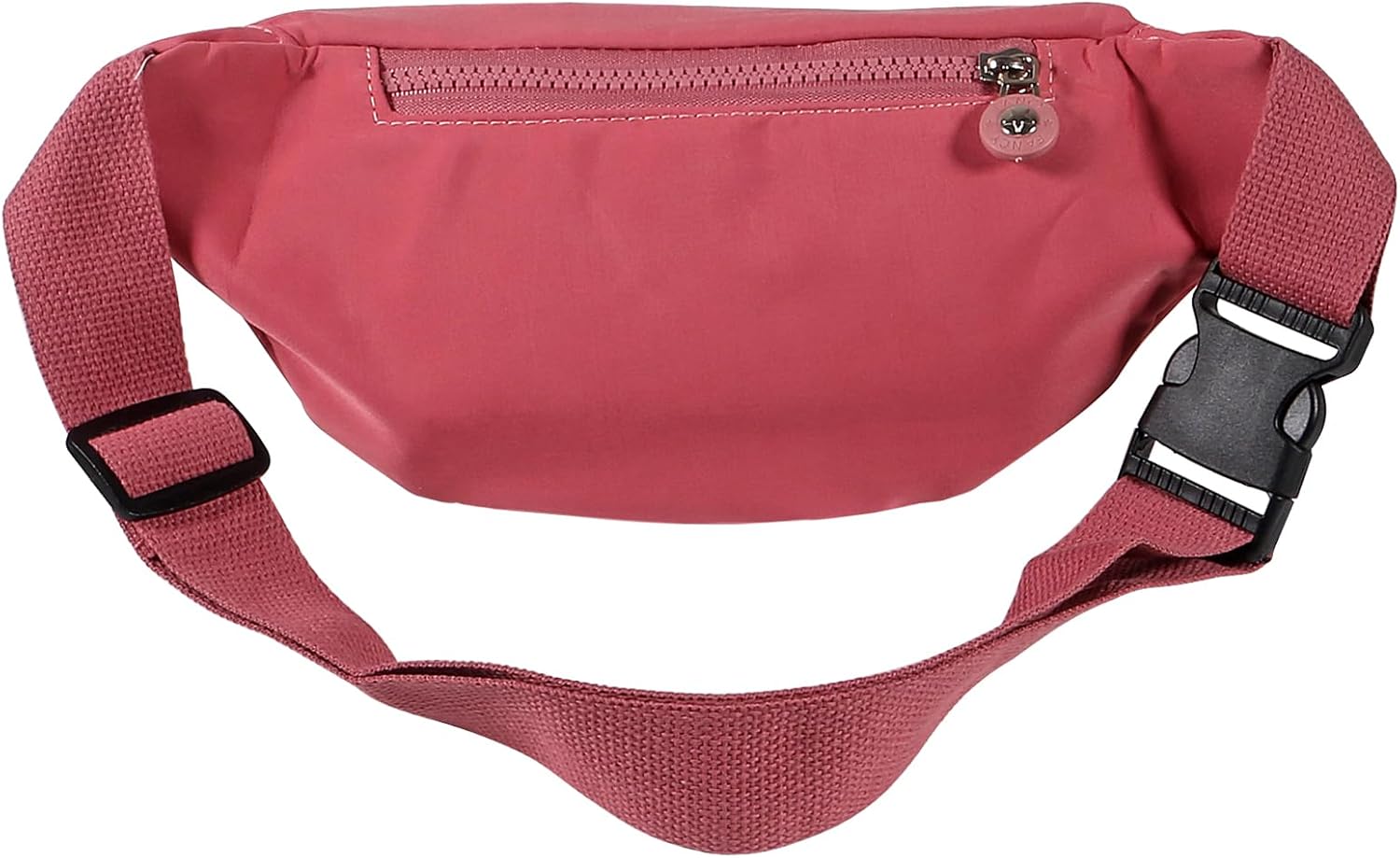 Large Crossbody Fanny Pack with 3-Zipper Pockets,Gifts for Enjoy Sports Festival Workout Traveling Running Casual Hands-Free Wallets Waist Pack Phone Bag Fits All Phones (Pink) - Image 4