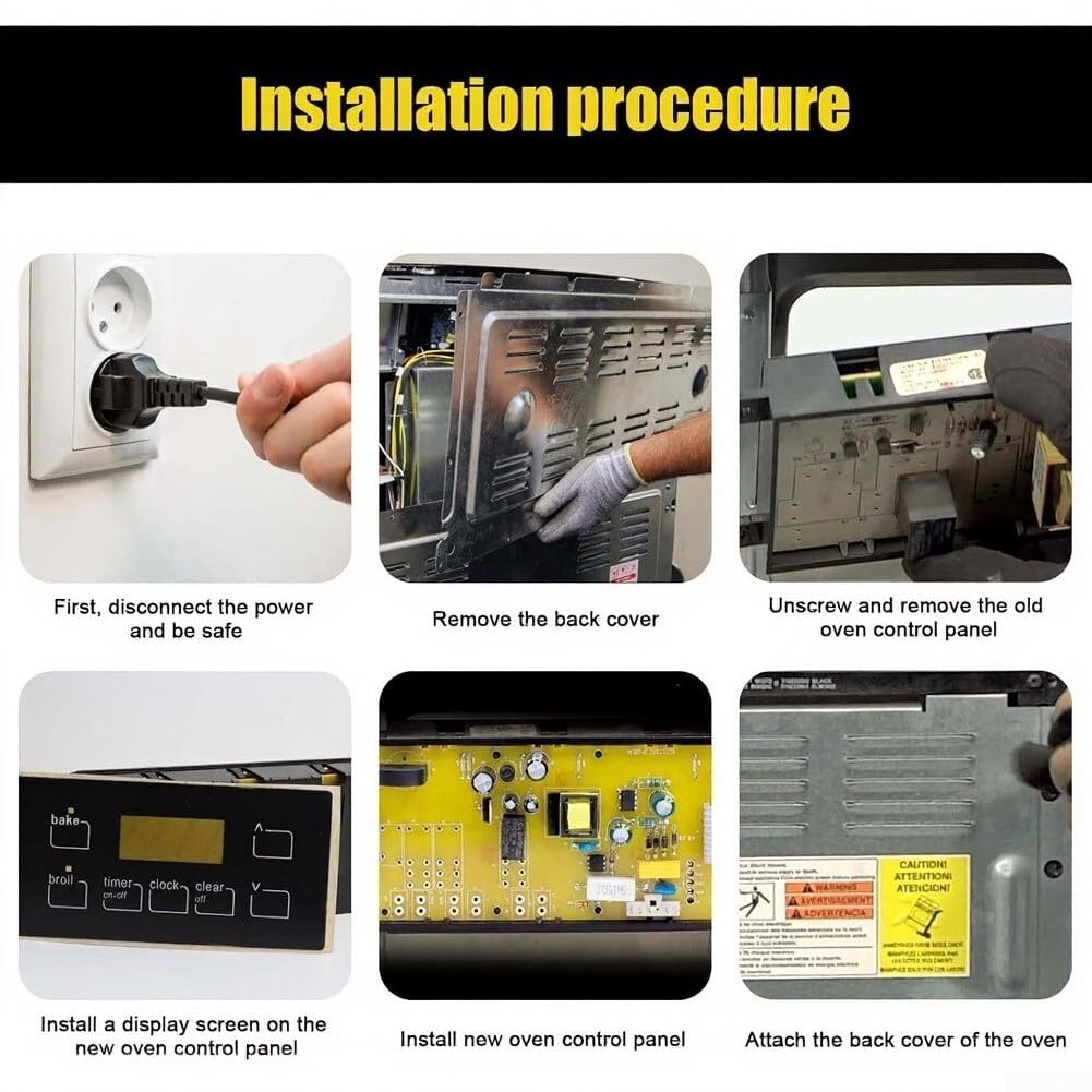 Herd Range Timer Display für AEG für electrolux Faure für zanussi Ofen Uhr Bedienfeld Kunststoff Metall robust