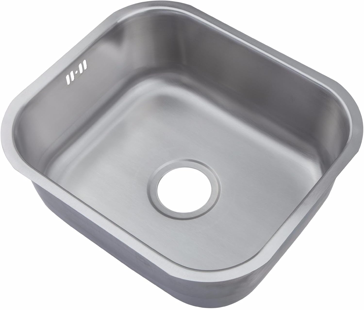Kitchen Sinks Brushed Steel Undermount Bowl 465 x 410 (A15 bs) Amazon
