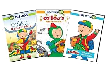 Amazon.com: PBS Caillou Learning 3-DVD Collection Volume 1