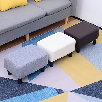 Amazon｜オットマン 足置き プチスツール 耐荷重80kg 脚付き