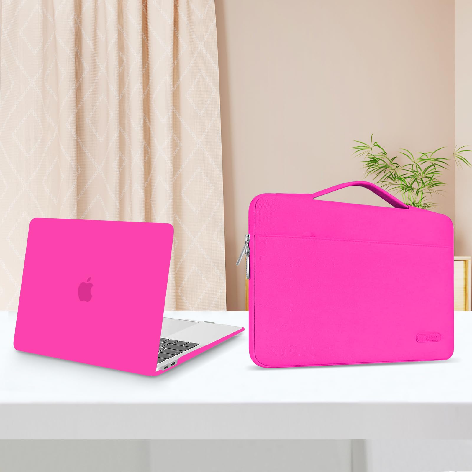 MOSISO Kompatibel mit MacBook Air 13 Zoll Hülle 2026-2022 M5 M4 M3 M2, Hartschale für MacBook Air 13,6"&Laptoptasche&Tastaturschutz&Webcamabdeckung&Displayschutz A3449 A3240 A3113 A2681