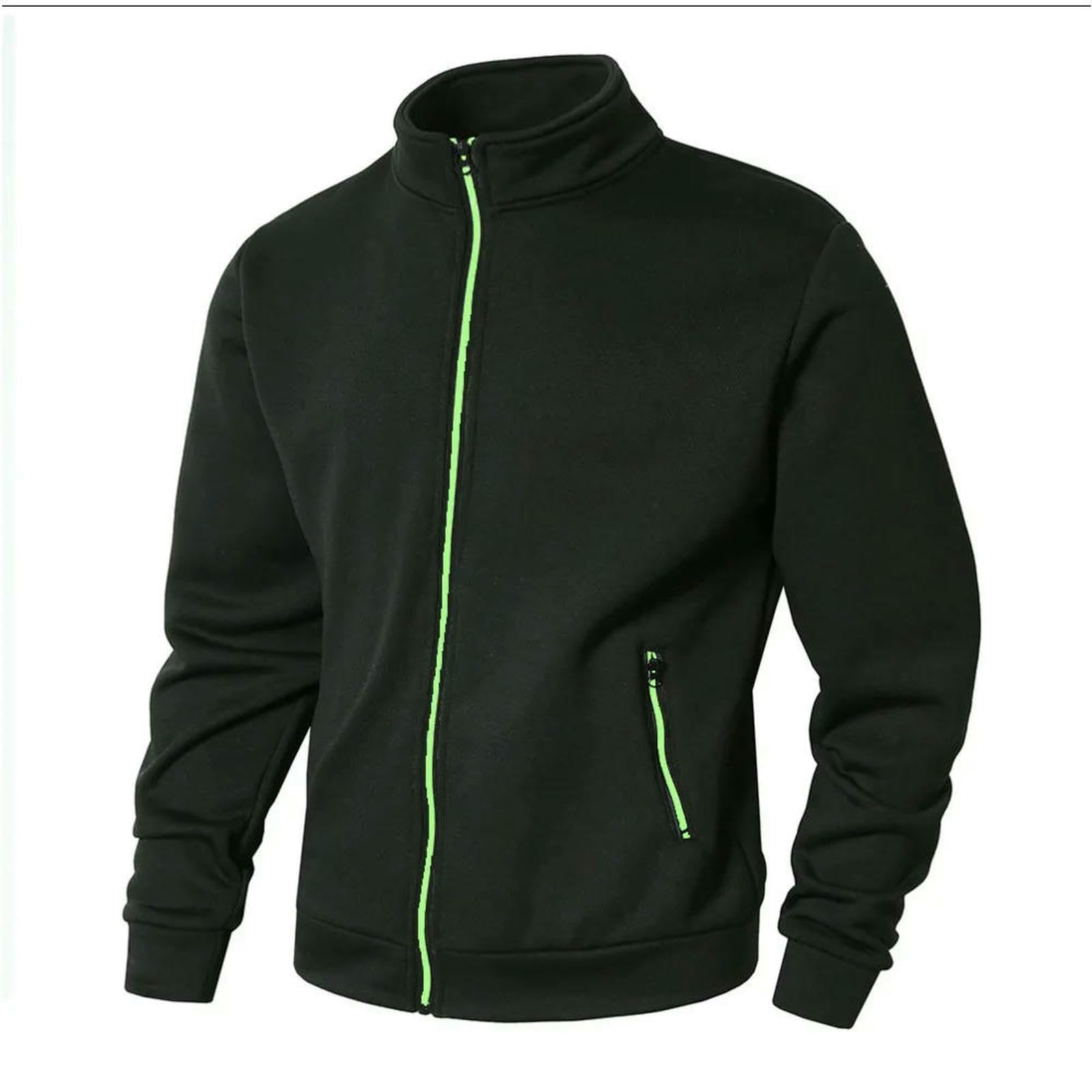 Chaqueta superior en choque colores para evitar el frío leve