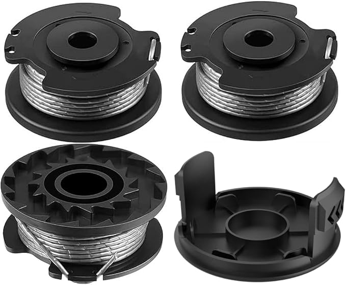 3 Pieces Strimmer Wire Replacement Autofeed Spool Line String Trimmer