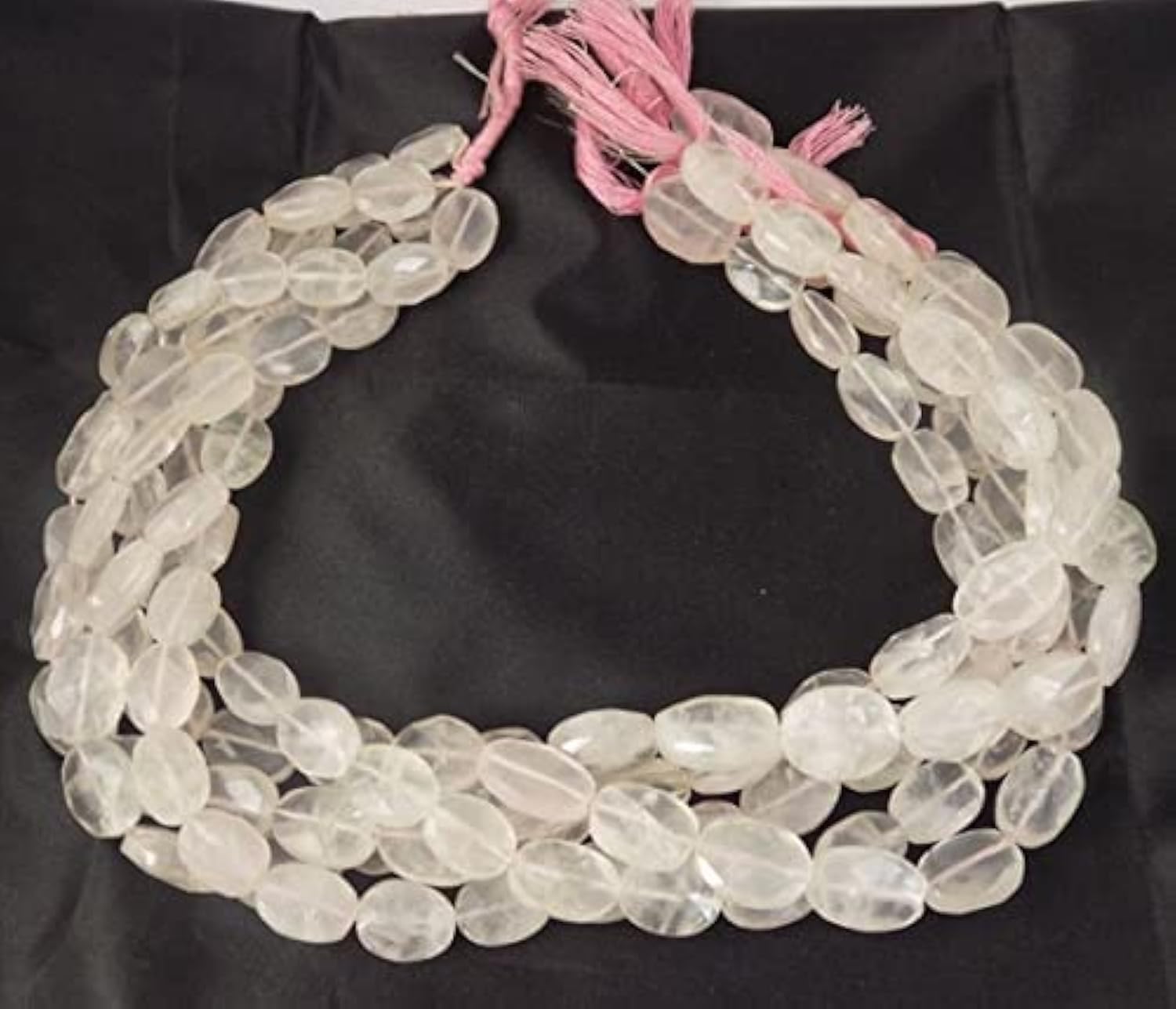 Quartz rose facetté perles de pierres naturelles 9X12mm pour fabrication de bijoux DIY