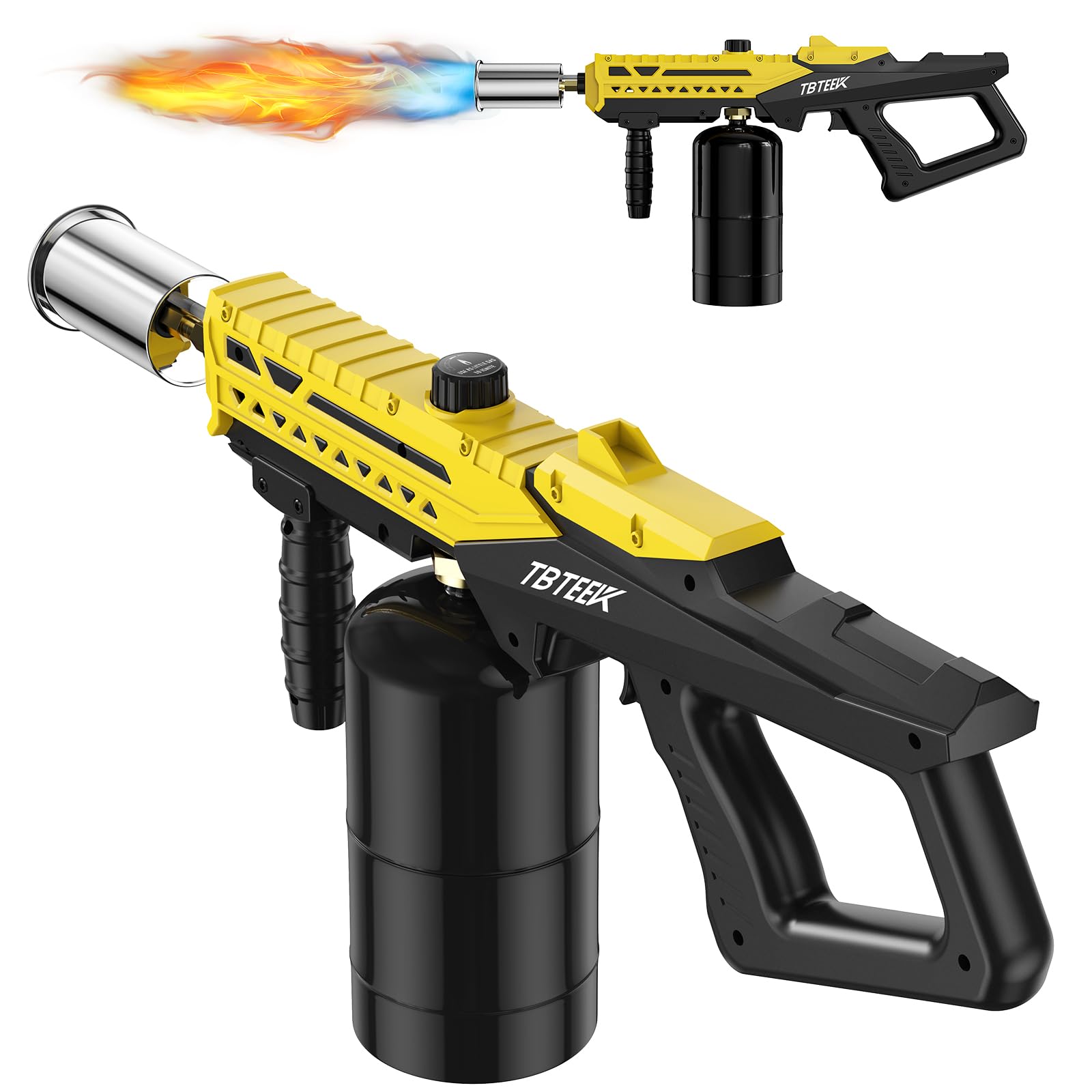 TBTEEK Powerful Propane Torch with Adjustable Flame for Campfire, Welding