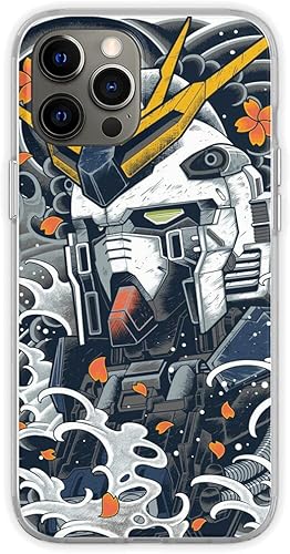 Miniatura 1 de Funda compatible con iPhone 1212 Pro Nu Gundam impresionante TPU suave puro transparente funda para teléfono